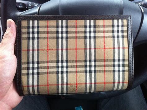 burberry mens clutch|vintage Burberry clutch bag.